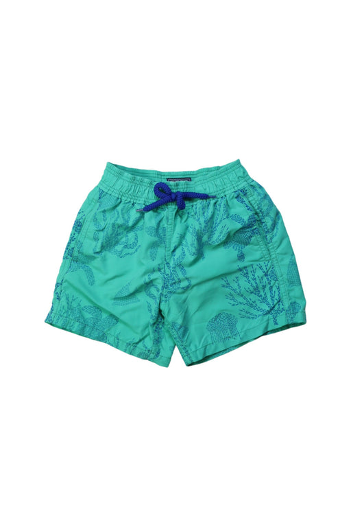 A Green Swim Shorts from Vilebrequin in size 6T for boy. (Front View)