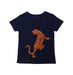 A Navy Short Sleeve T Shirts from Band of Boys in size 3T for boy. (Back View)