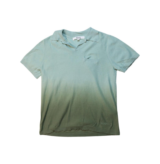 A Teal Short Sleeve Polos from Bonpoint in size 6T for boy. (Front View)