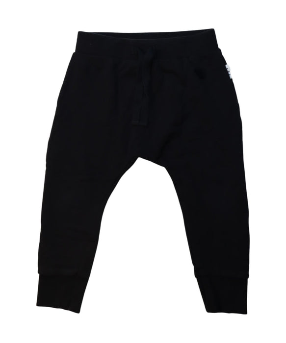 A Black Sweatpants from Hux in size 5T for boy. (Front View)