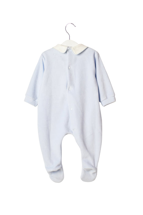 A Blue Jumpsuits from Gusella in size 3-6M for boy. (Back View)