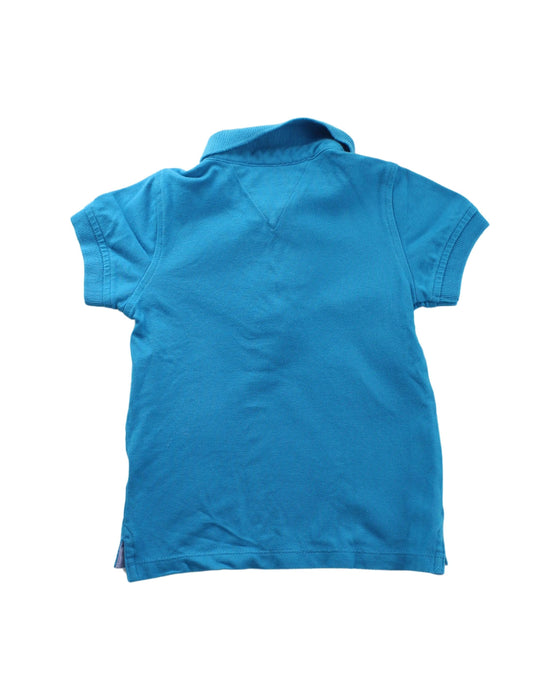 A Blue Short Sleeve Polos from Tommy Hilfiger in size 12-18M for girl. (Back View)