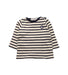 A Blue Long Sleeve T Shirts from Petit Bateau in size 12-18M for girl. (Front View)