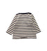 A Blue Long Sleeve T Shirts from Petit Bateau in size 12-18M for girl. (Back View)