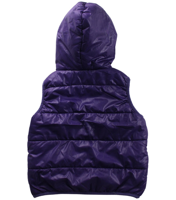 A Purple Outerwear Vests from Sugarman in size 3T for boy. (Back View)