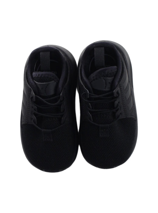 A Black Sneakers from Adidas in size 12-18M for boy. (Back View)