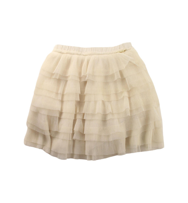 A White Tulle Skirts from TWINSET in size 5T for girl. (Front View)