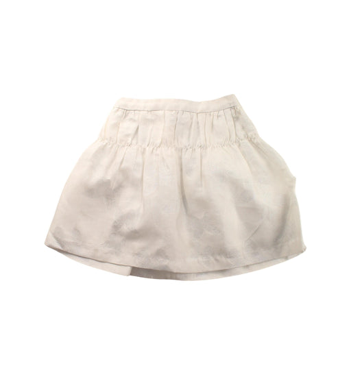 A White Short Skirts from Momonittu in size 6T for girl. (Front View)