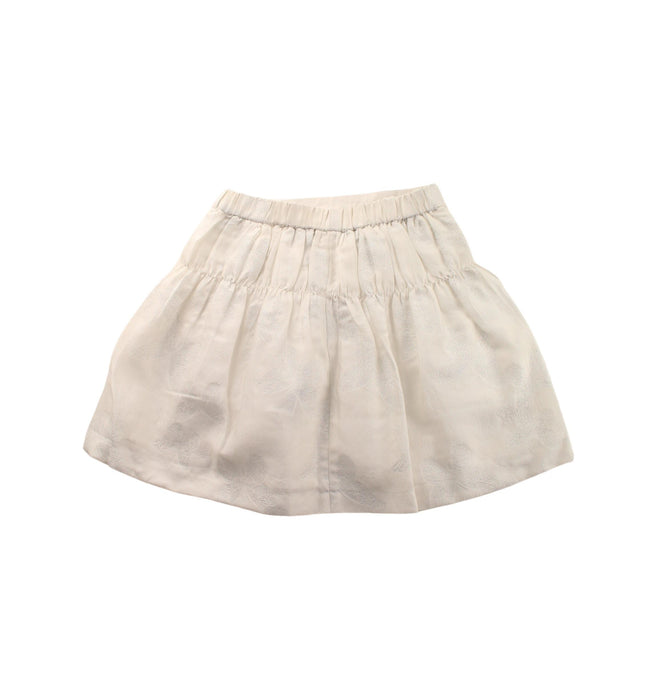 A White Short Skirts from Momonittu in size 6T for girl. (Back View)