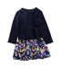 A Blue Long Sleeve Dresses from Catimini in size 5T for girl. (Back View)