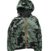 A Green Lightweight Jackets from K-Way in size 6T for boy. (Back View)