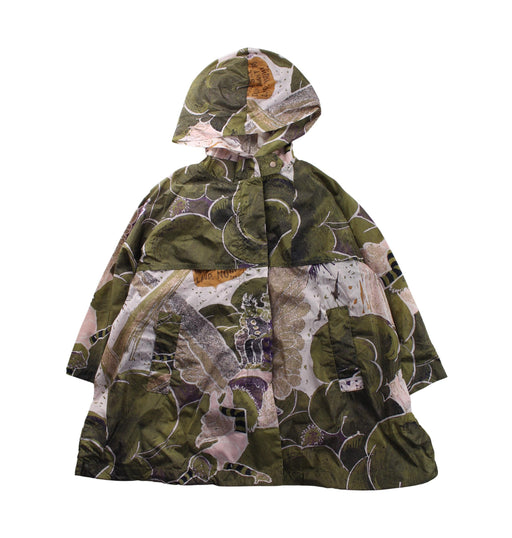 A Green Lightweight Jackets from jnby by JNBY in size 2T for girl. (Front View)