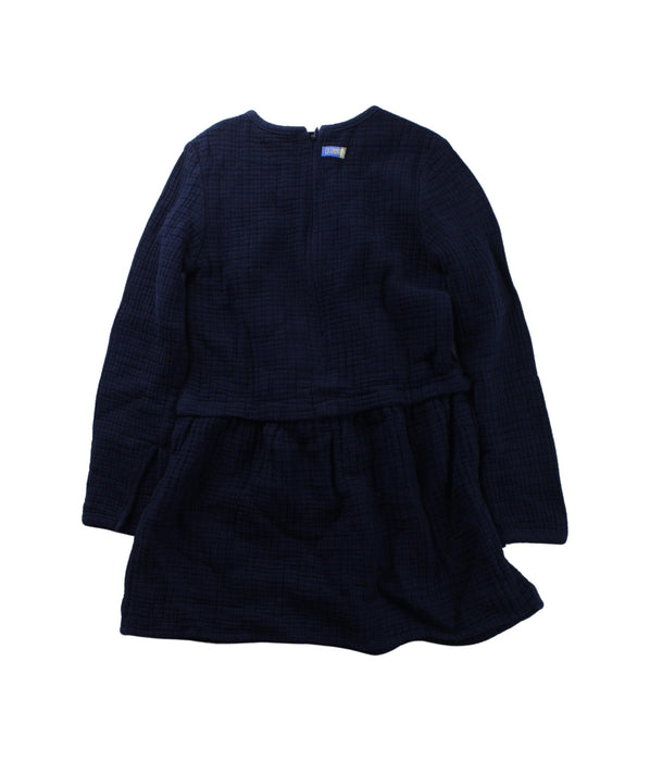 A Blue Long Sleeve Dresses from Catimini in size 5T for girl. (Back View)