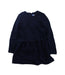 A Blue Long Sleeve Dresses from Catimini in size 5T for girl. (Back View)