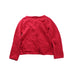 A Red Cardigans from Jacadi in size 4T for girl. (Back View)