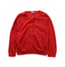 A Red Cardigans from Petit Bateau in size 4T for girl. (Front View)