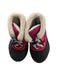 A Pink Winter Boots from Sorel in size 3T for girl. (Back View)