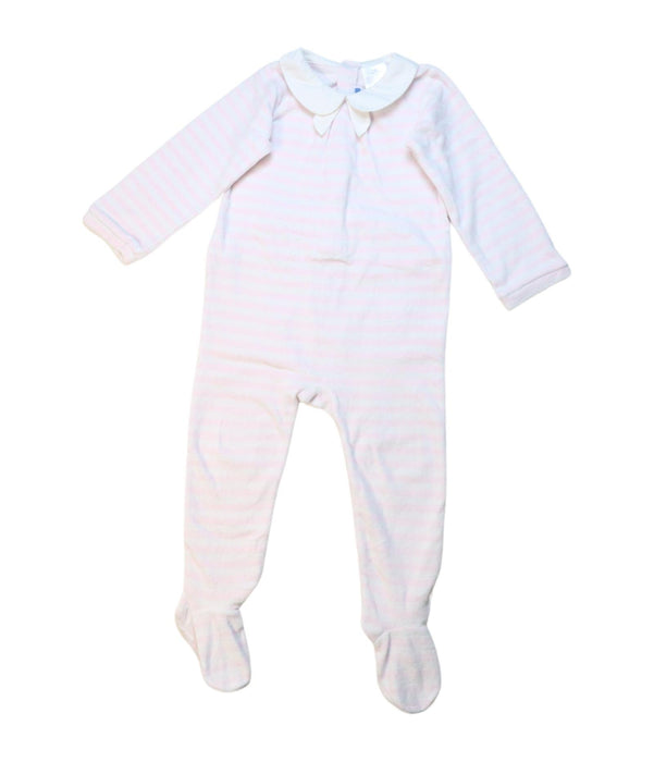 A White Onesies from Jacadi in size 18-24M for girl. (Front View)