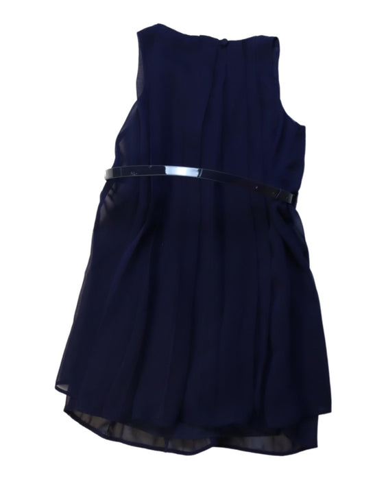 A Navy Sleeveless Dresses from Polo Ralph Lauren in size 3T for girl. (Back View)