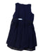 A Navy Sleeveless Dresses from Polo Ralph Lauren in size 3T for girl. (Back View)