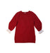 A Red Long Sleeve Dresses from Chloe in size 3T for girl. (Front View)