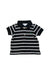 A Black Short Sleeve Polos from Ralph Lauren in size 3-6M for boy. (Front View)