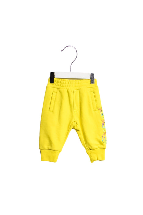 A Yellow Sweatpants from Diesel in size 3-6M for boy. (Front View)