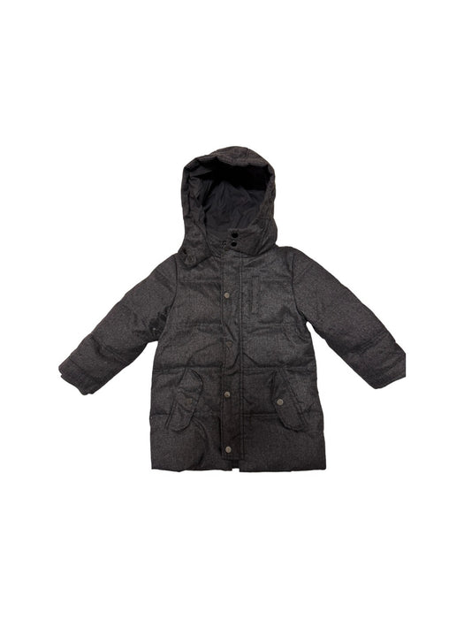 A Grey Puffer/Quilted Coats & Outerwear from Jacadi in size 5T for neutral. (Front View)