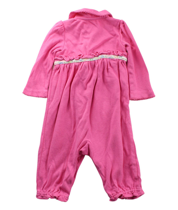 A Pink Long Sleeve Jumpsuits from Ralph Lauren in size 3-6M for girl. (Back View)