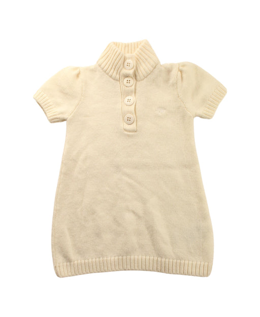 A Ivory Sweater Dresses from Tommy Hilfiger in size 12-18M for girl. (Front View)