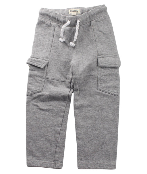 A Grey Sweatpants from Hatley in size 3T for boy. (Front View)