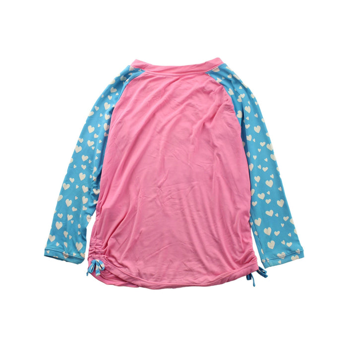 A Blue Rash Guards from Hatley in size 3T for girl. (Back View)