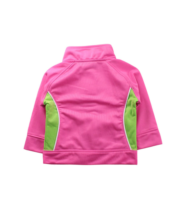 A Pink Lightweight Jackets from Under Armour in size 3-6M for girl. (Back View)