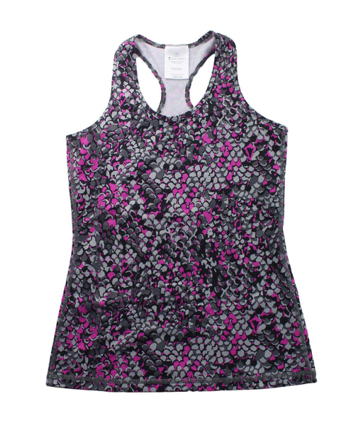 A Grey Sleeveless T Shirts from Ivivva in size 10Y for girl. (Front View)