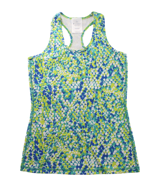 A Green Sleeveless T Shirts from Ivivva in size 10Y for girl. (Front View)