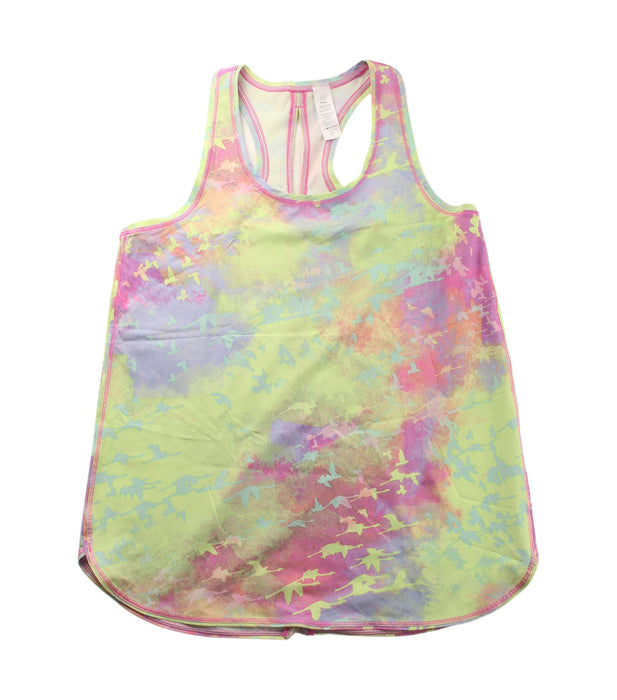 A Green Sleeveless T Shirts from Ivivva in size 12Y for girl. (Front View)