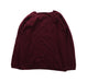 A Burgundy Knit Sweaters from Les Enfantines in size 8Y for girl. (Back View)