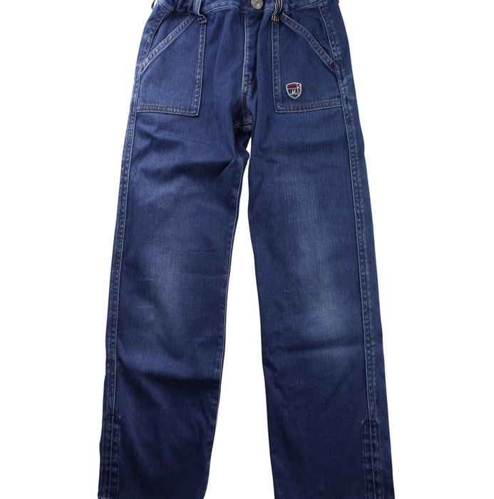 A Blue Jeans from Miki House in size 10Y for boy. (Front View)