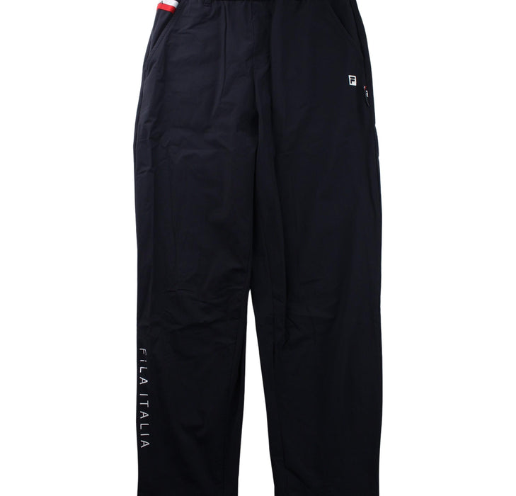 A Blue Casual Pants from Fila in size 11Y for boy. (Front View)