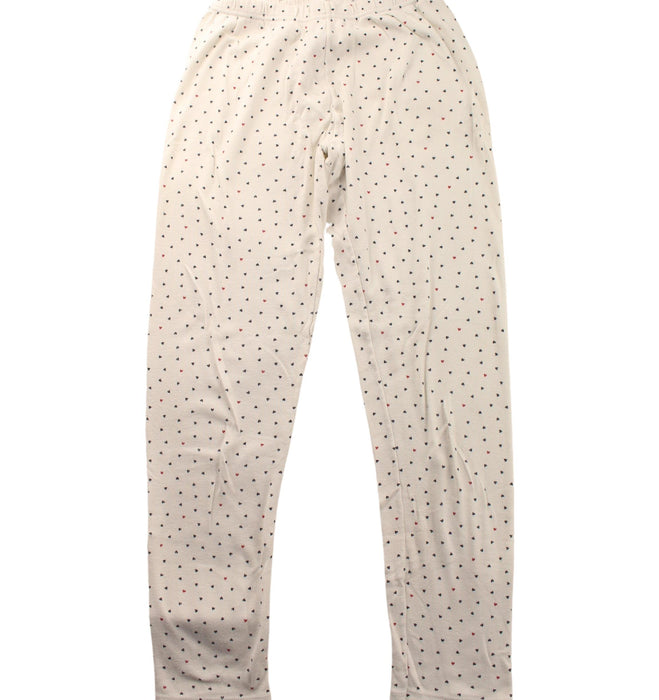 A White Pants Sets from Petit Bateau in size 10Y for girl. (Back View)