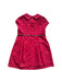 A Red Short Sleeve Dresses from Chickeeduck in size 10Y for girl. (Back View)