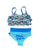 A Blue Swim Sets from Arena in size 5T for girl. (Back View)