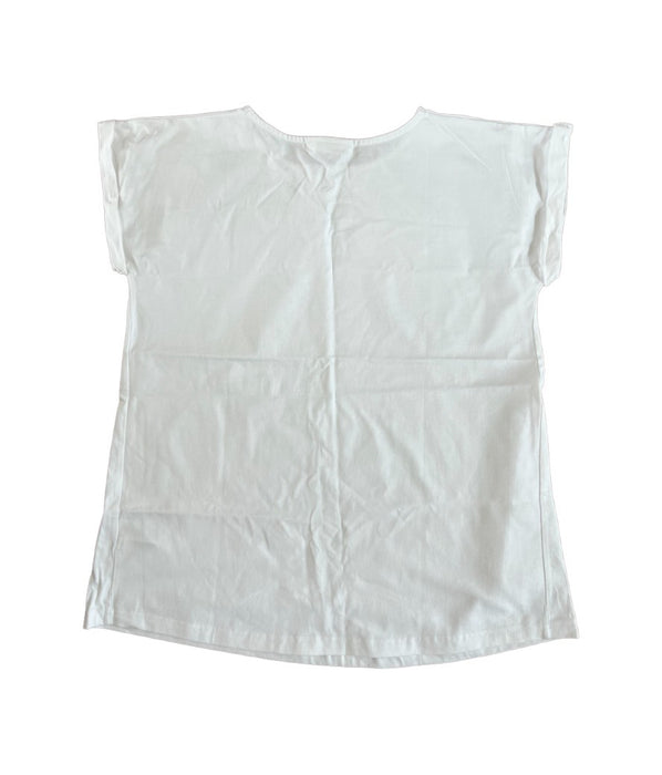 A White Short Sleeve T Shirts from Jojo Maman Bébé in size M for maternity. (Back View)