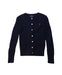 A Navy Cardigans from Polo Ralph Lauren in size 6T for girl. (Front View)