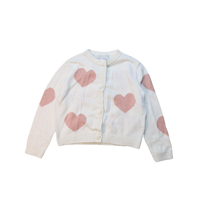 A White Cardigans from Stella McCartney in size 4T for girl. (Front View)