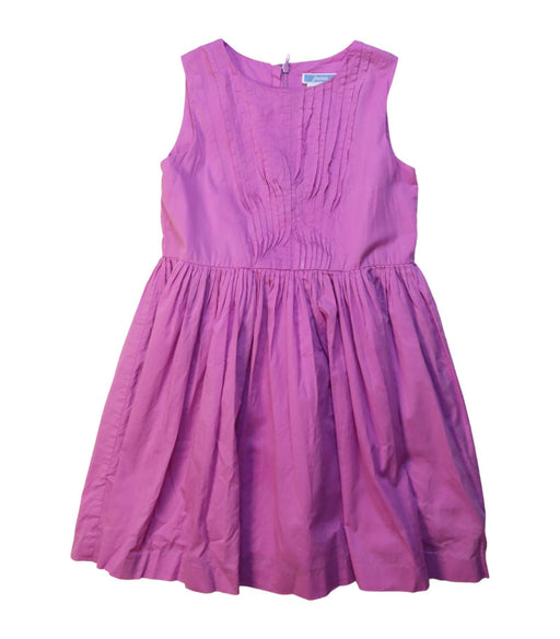A Pink Sleeveless Dresses from Jacadi in size 5T for girl. (Front View)