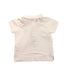 A White Short Sleeve Polos from Burberry in size 6-12M for boy. (Back View)