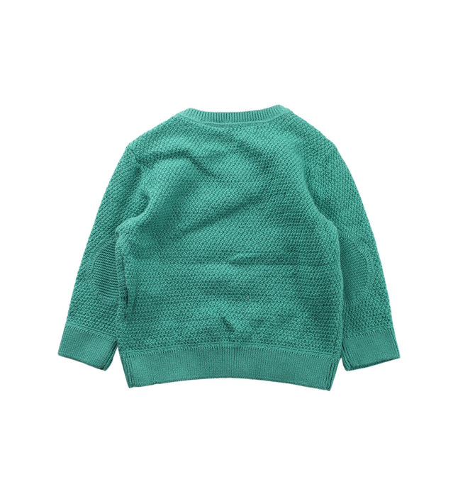 A Green Knit Sweaters from Chicco in size 0-3M for boy. (Back View)