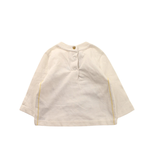 A White Long Sleeve T Shirts from Chicco in size 0-3M for boy. (Back View)