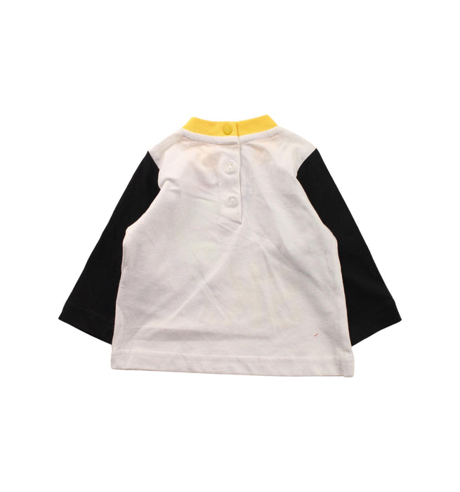 A White Long Sleeve T Shirts from Chicco in size 0-3M for boy. (Back View)